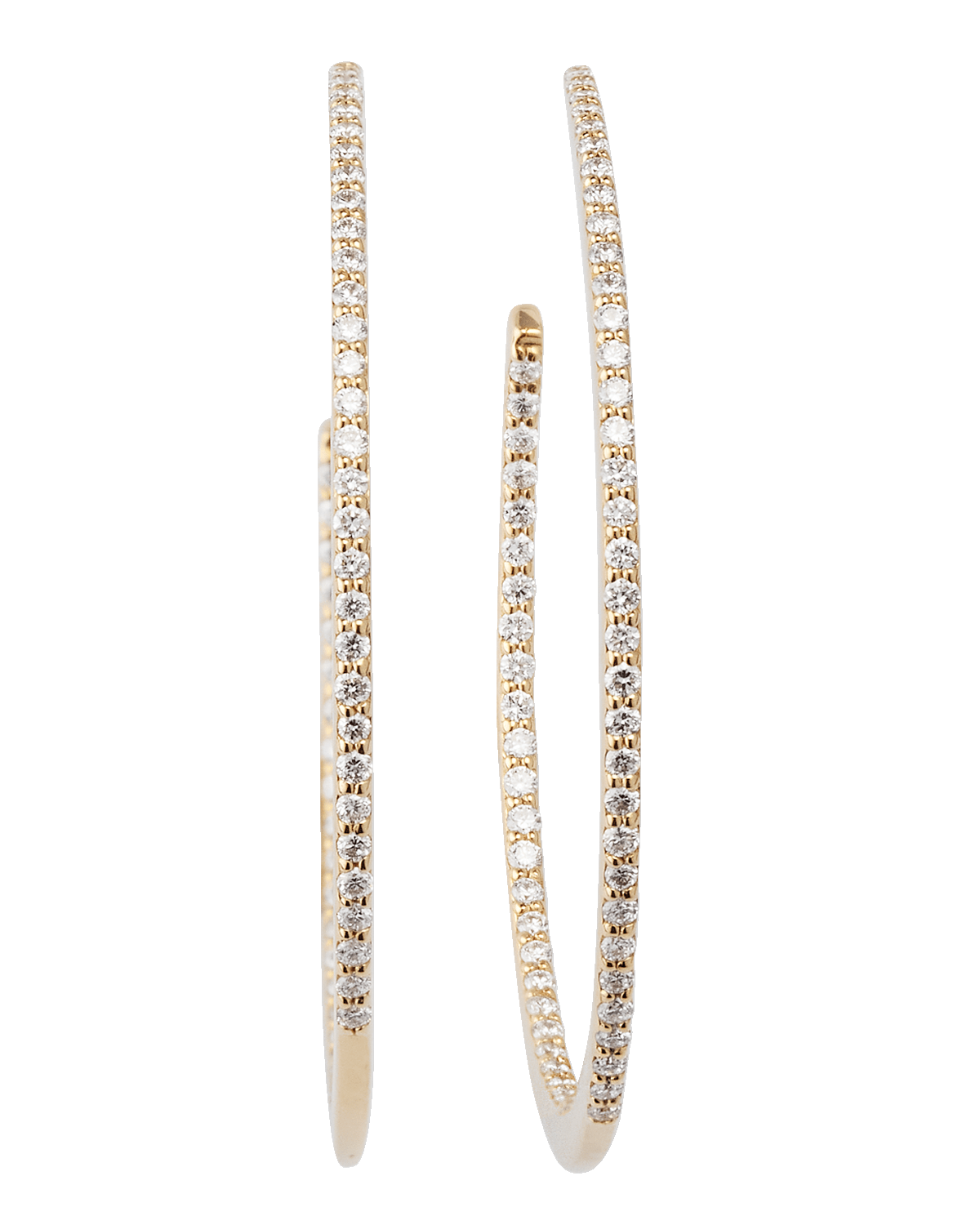 LANA 32mm Flawless Diamond Hoops Earrings