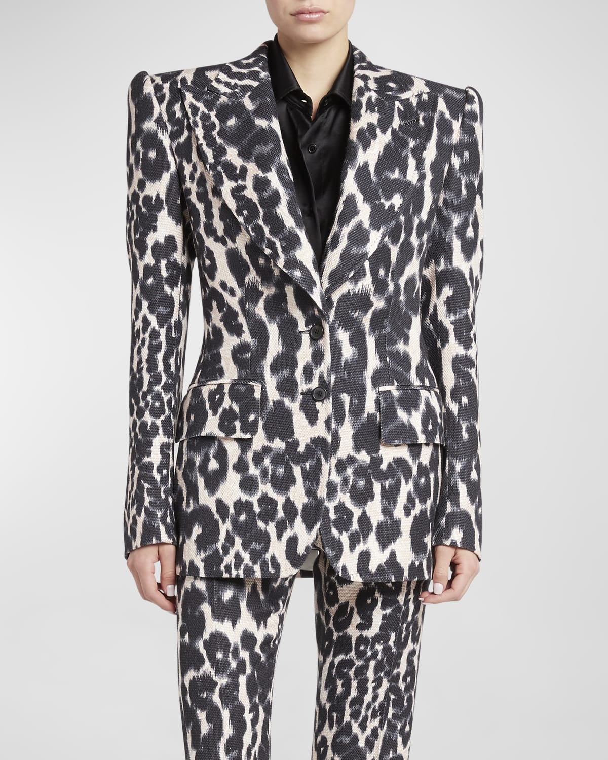 Leopard Print Jacket | Neiman Marcus
