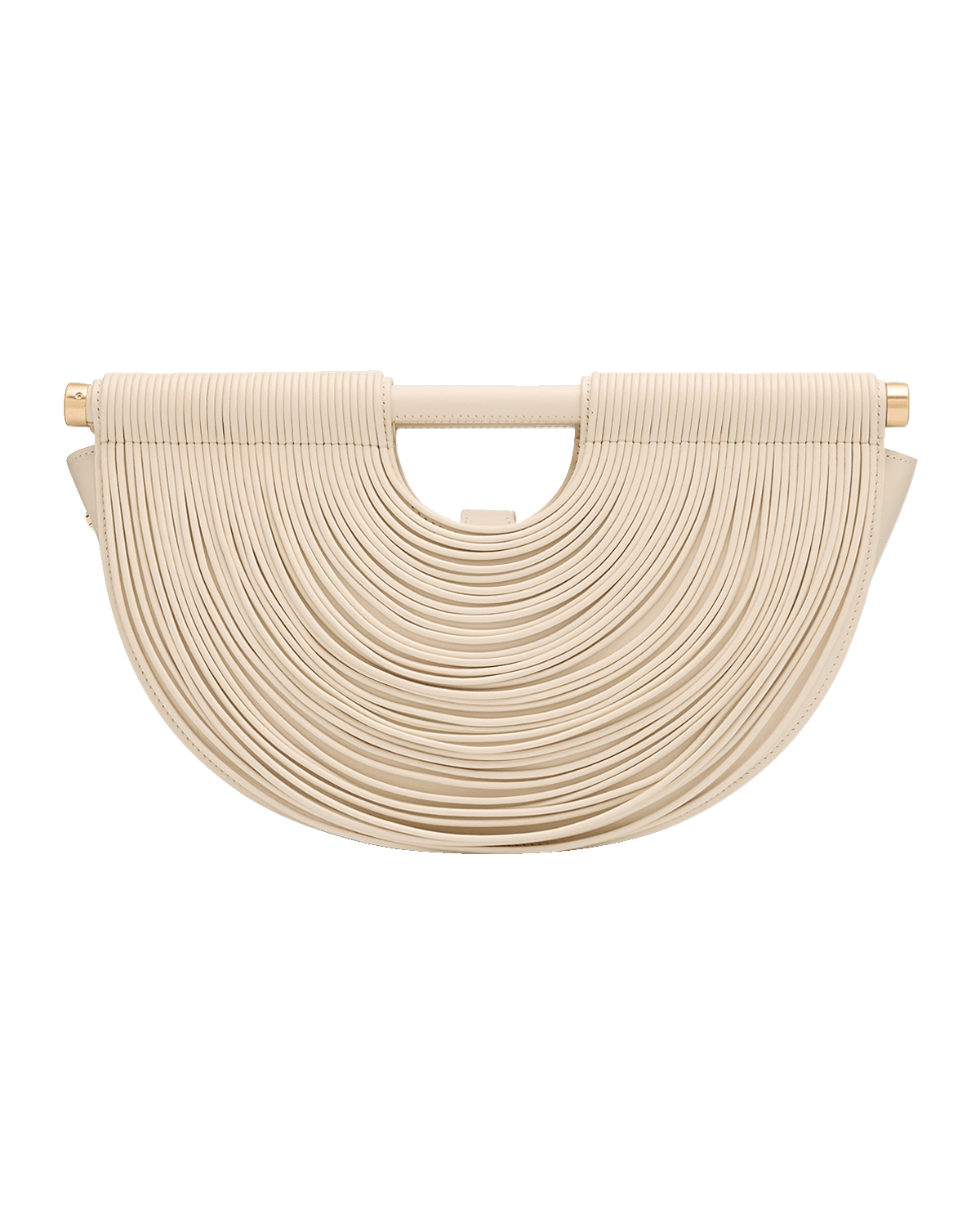 Cult Gaia Lou Drape Fringe Top-Handle Bag