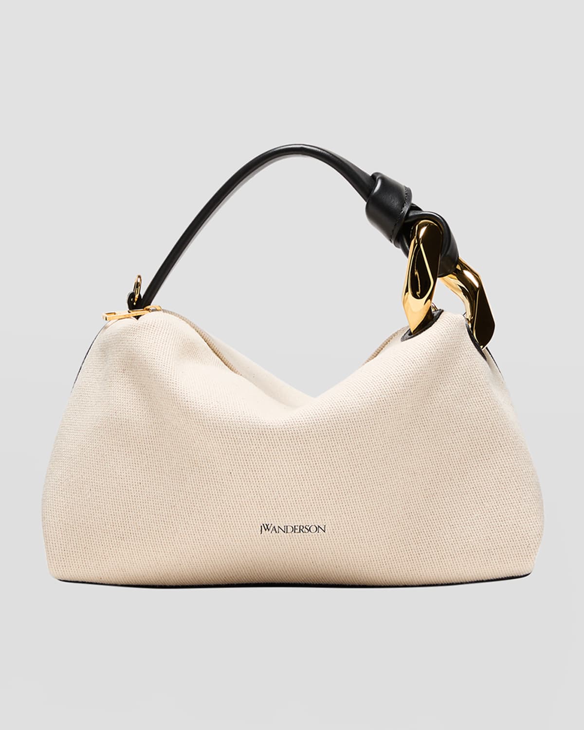 JW Anderson Chain Twill Canvas & Leather Crossbody Bag