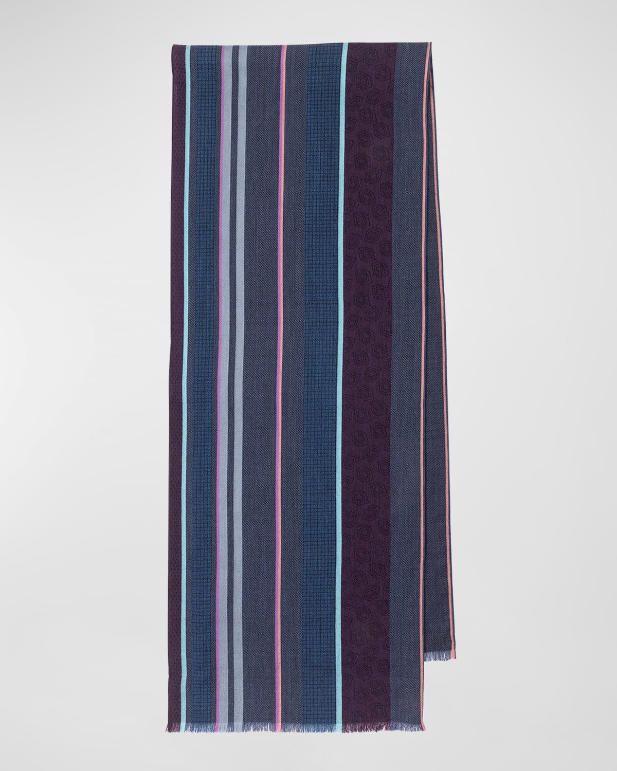 Paul Smith Men's Multi-Stripe Scarf