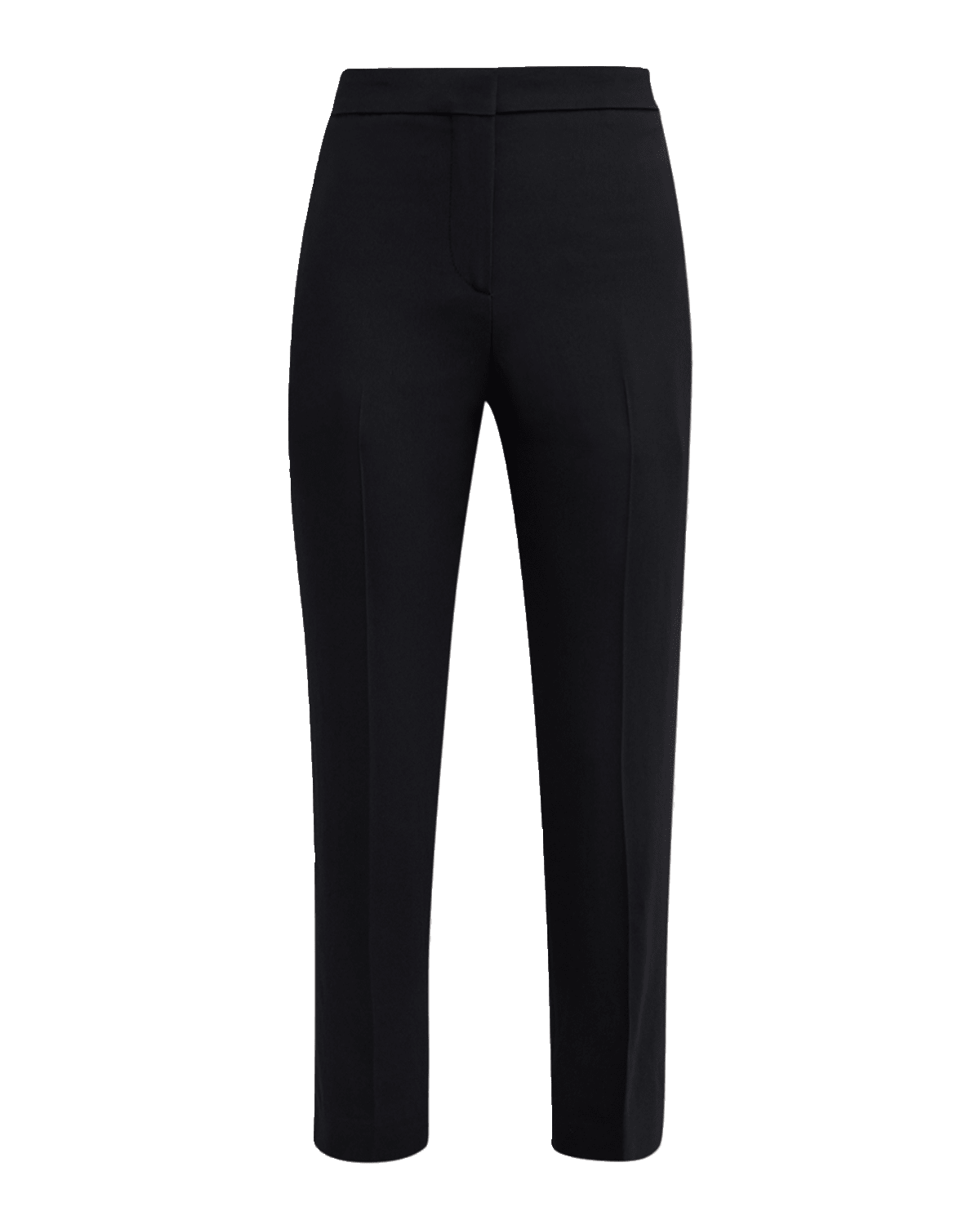 Alexander McQueen Sustainable Leaf Crepe Straight-Leg Ankle Cigarette Trousers