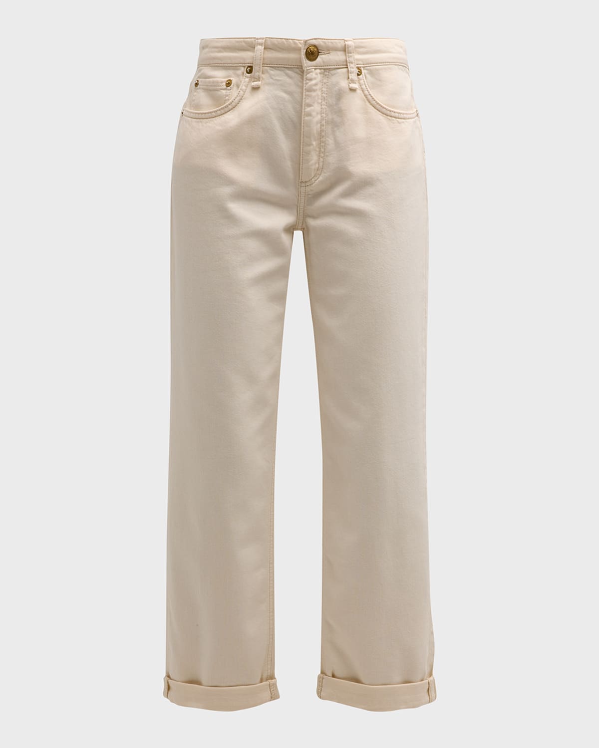 Rag & Bone Dre Low-Rise Baggy Boyfriend Cropped Jeans