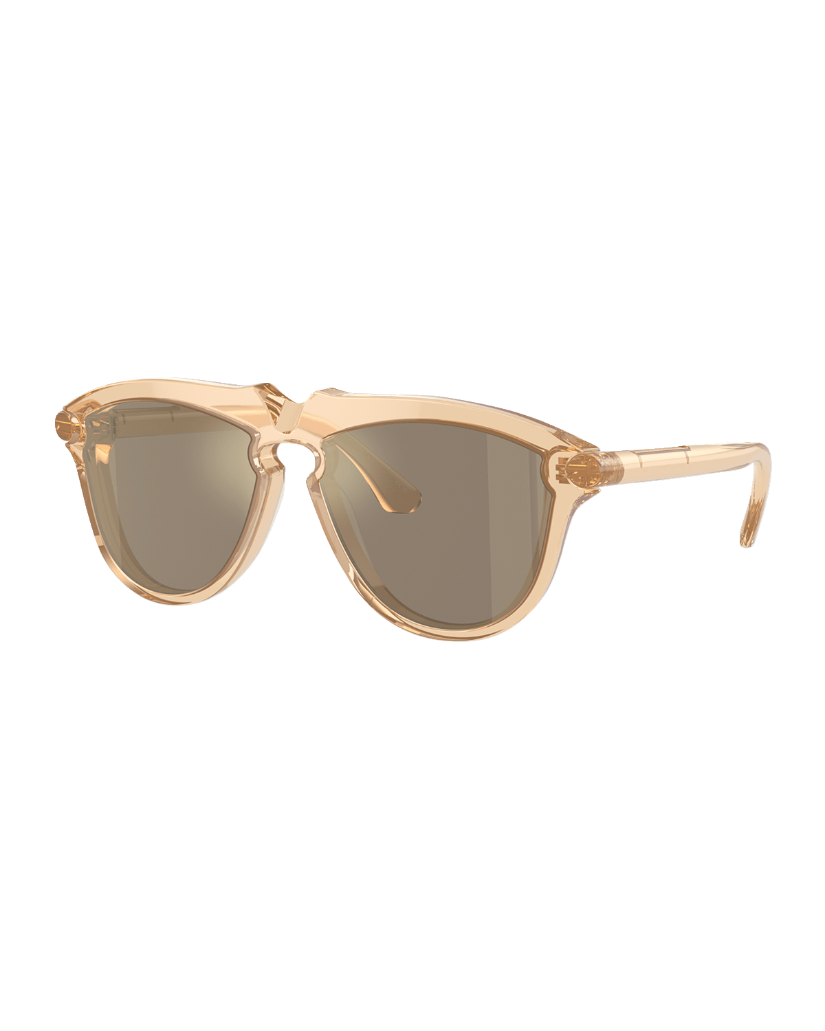 Burberry BE4417U Mirrored Acetate & Plastic Aviator Sunglasses