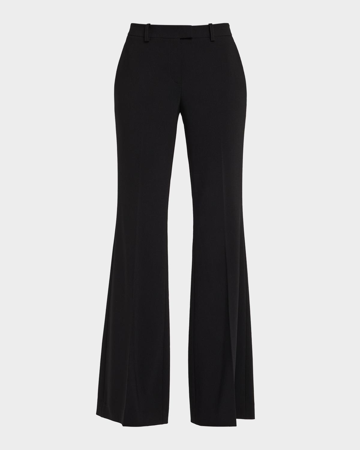 Michael Kors Collection Haylee Flare Crepe Trousers