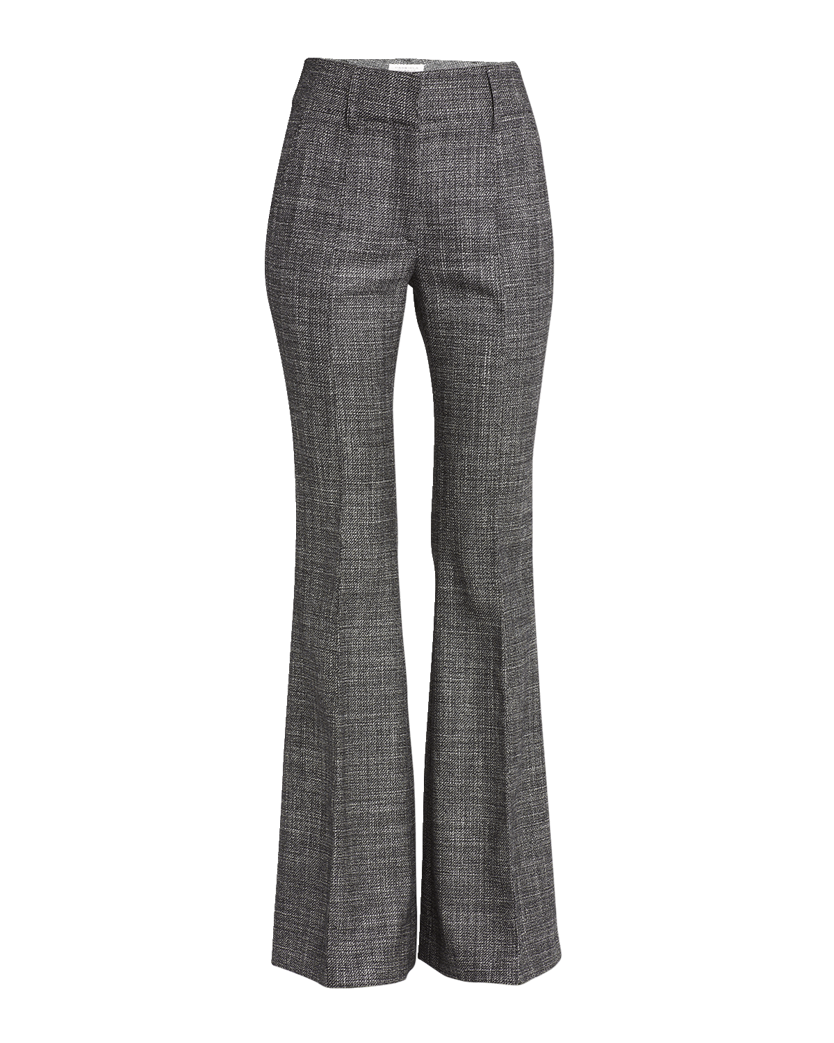 Akris Fares HighWaist Wool Check Bootcut Pants Neiman Marcus