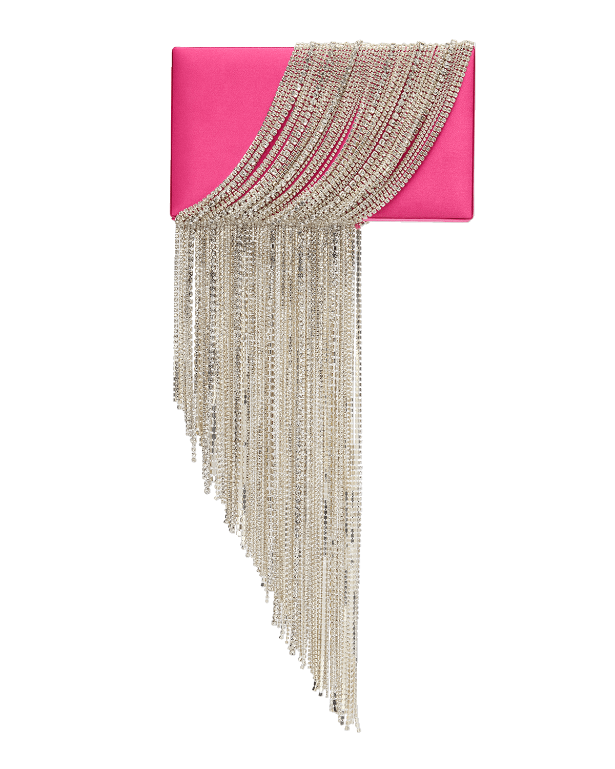 Retrofete Adley Fringe Crystal Clutch Bag