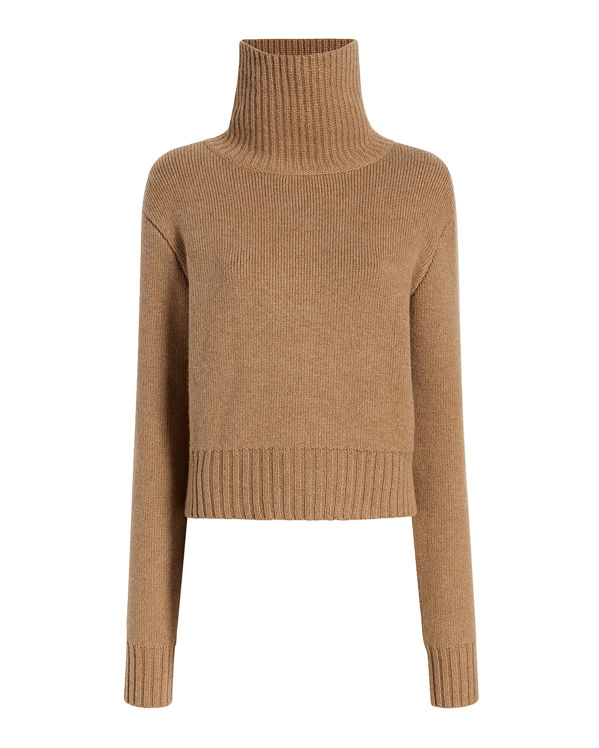 Khaite Jovie Cashmere Boxy Turtleneck Sweater