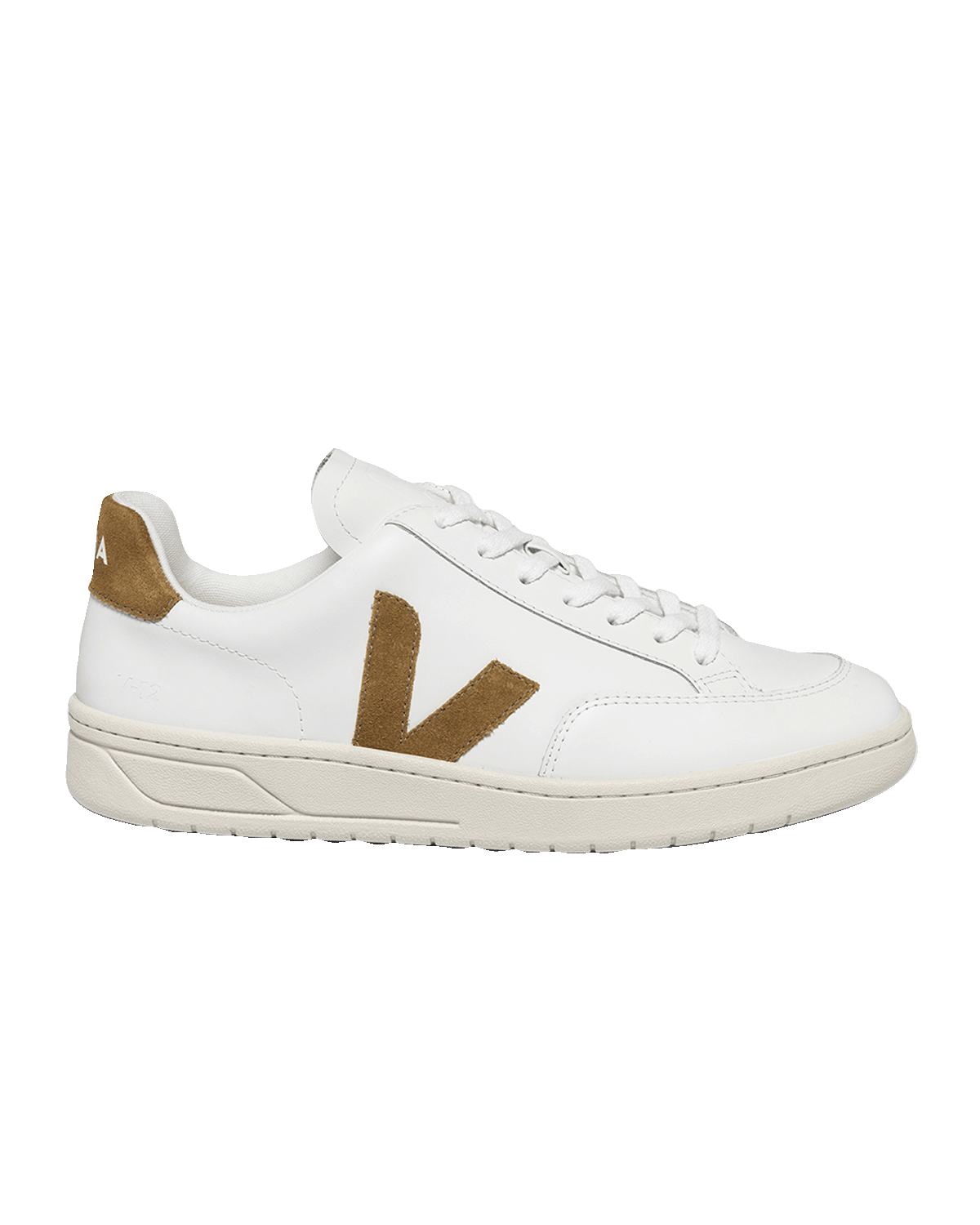 VEJA V-12 Mixed Leather Low-Top Sneakers