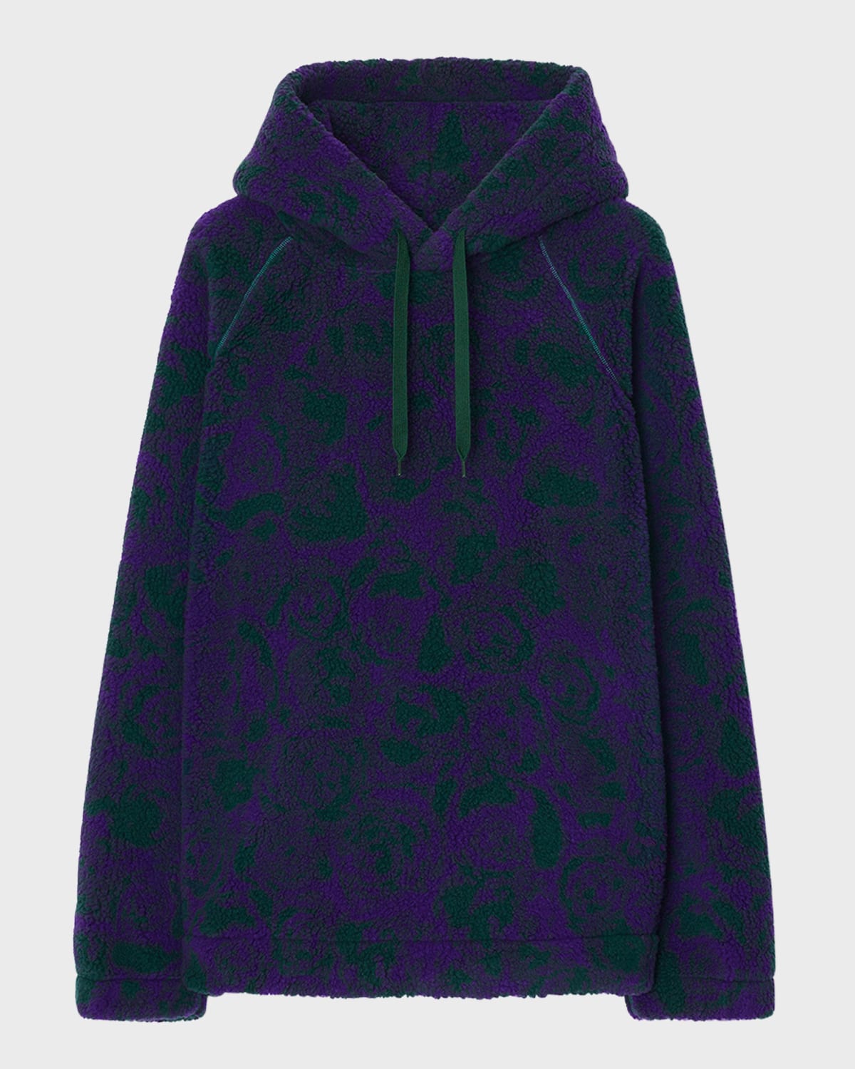 Burberry Men's Vine-Print Fleece Hoodie