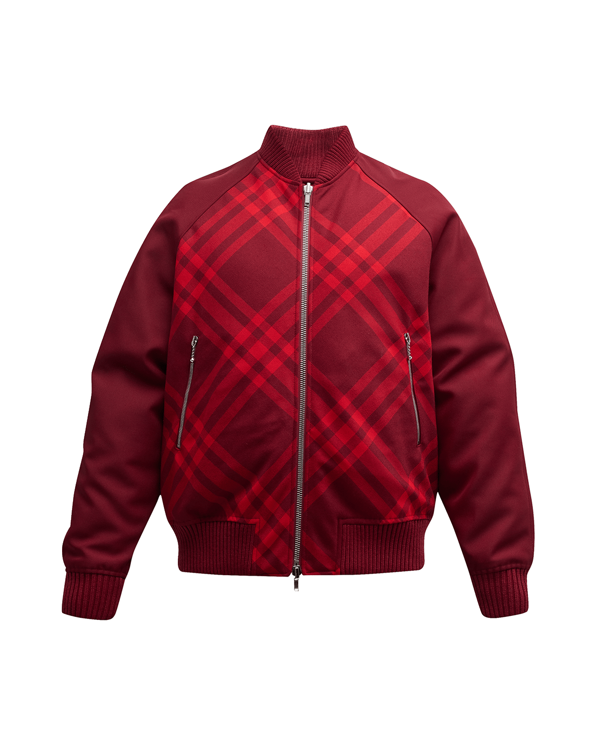 Burberry Men's Reversible Check Bomber Jacket