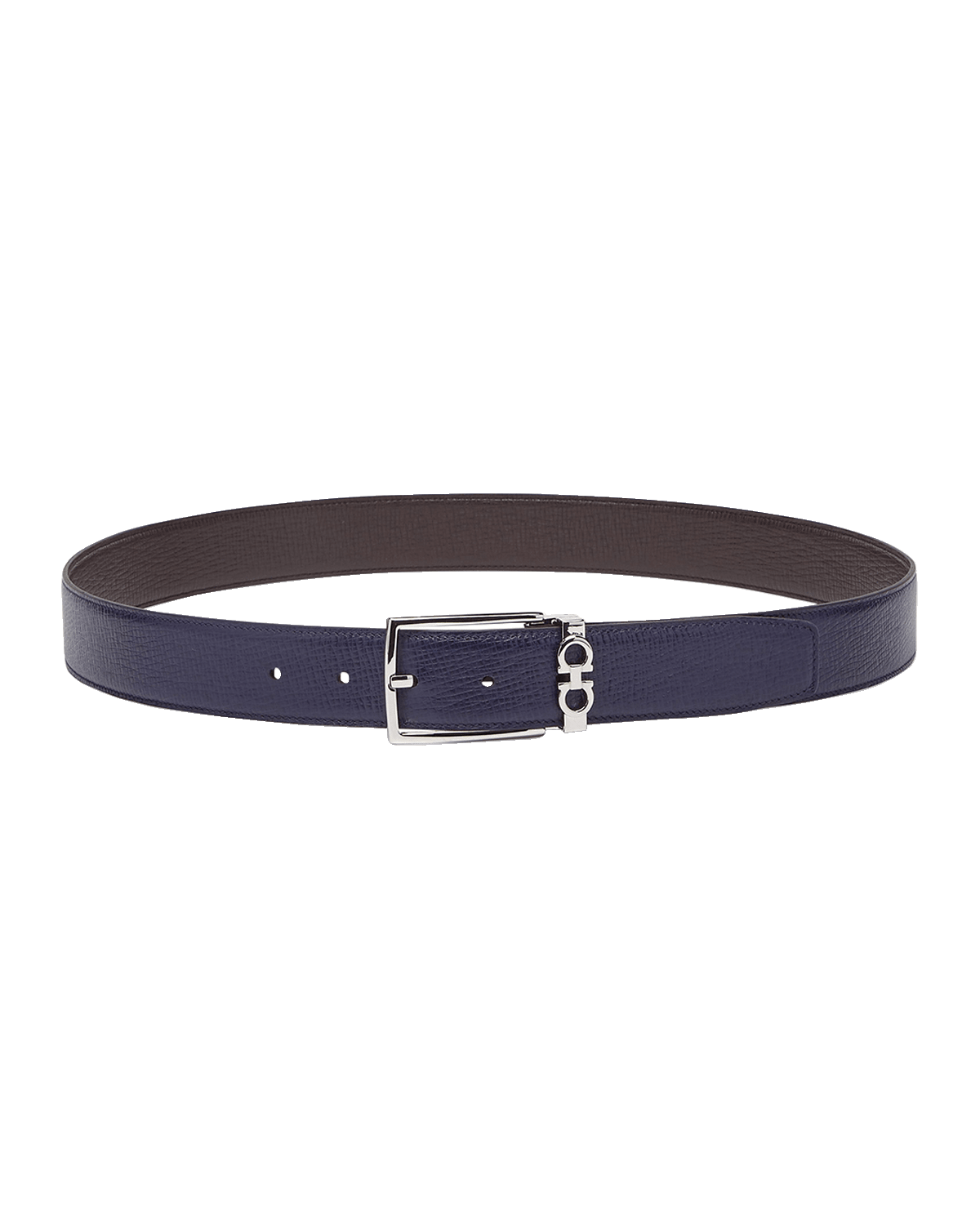 Ferragamo Men's Gancini Reversible Revival Leather Belt