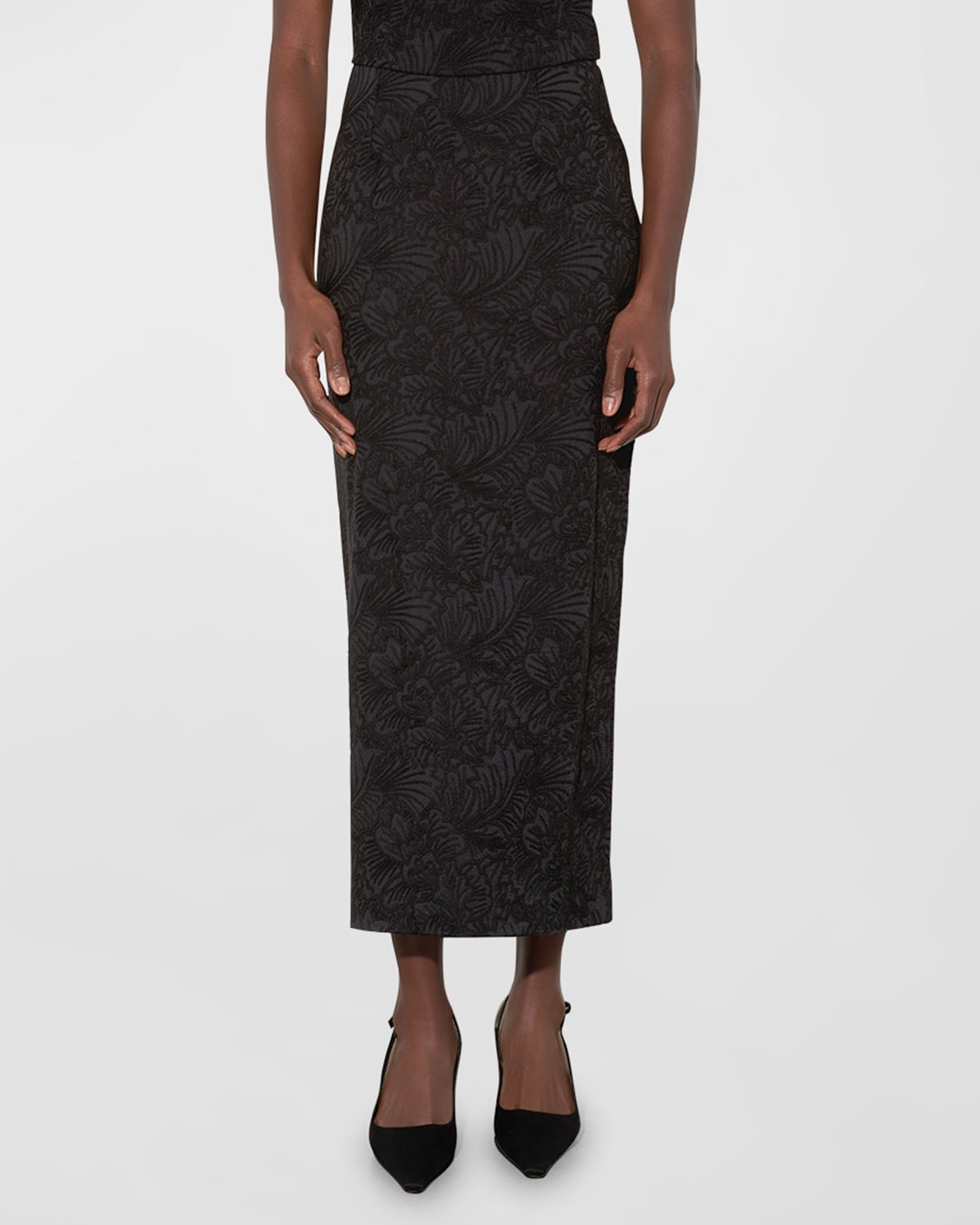 Mara Hoffman Maeve Organic Cotton Jacquard Midi Skirt