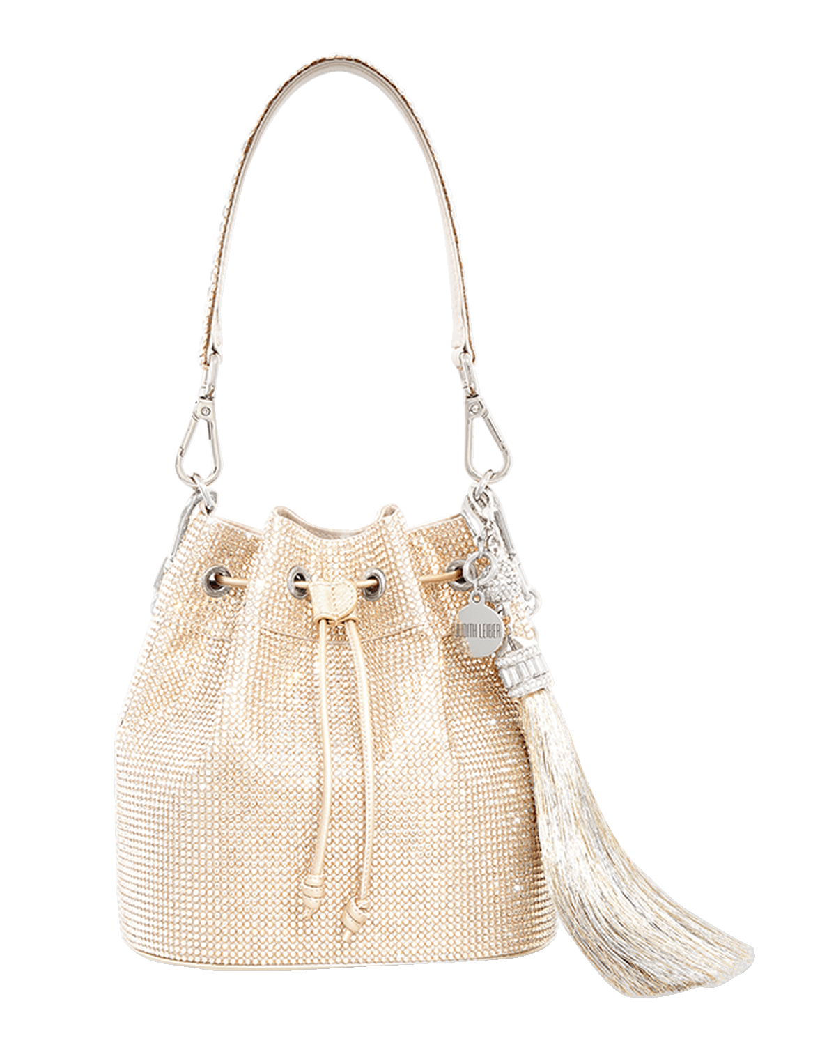 Judith Leiber Couture Piper Medium Crystal Bucket Bag
