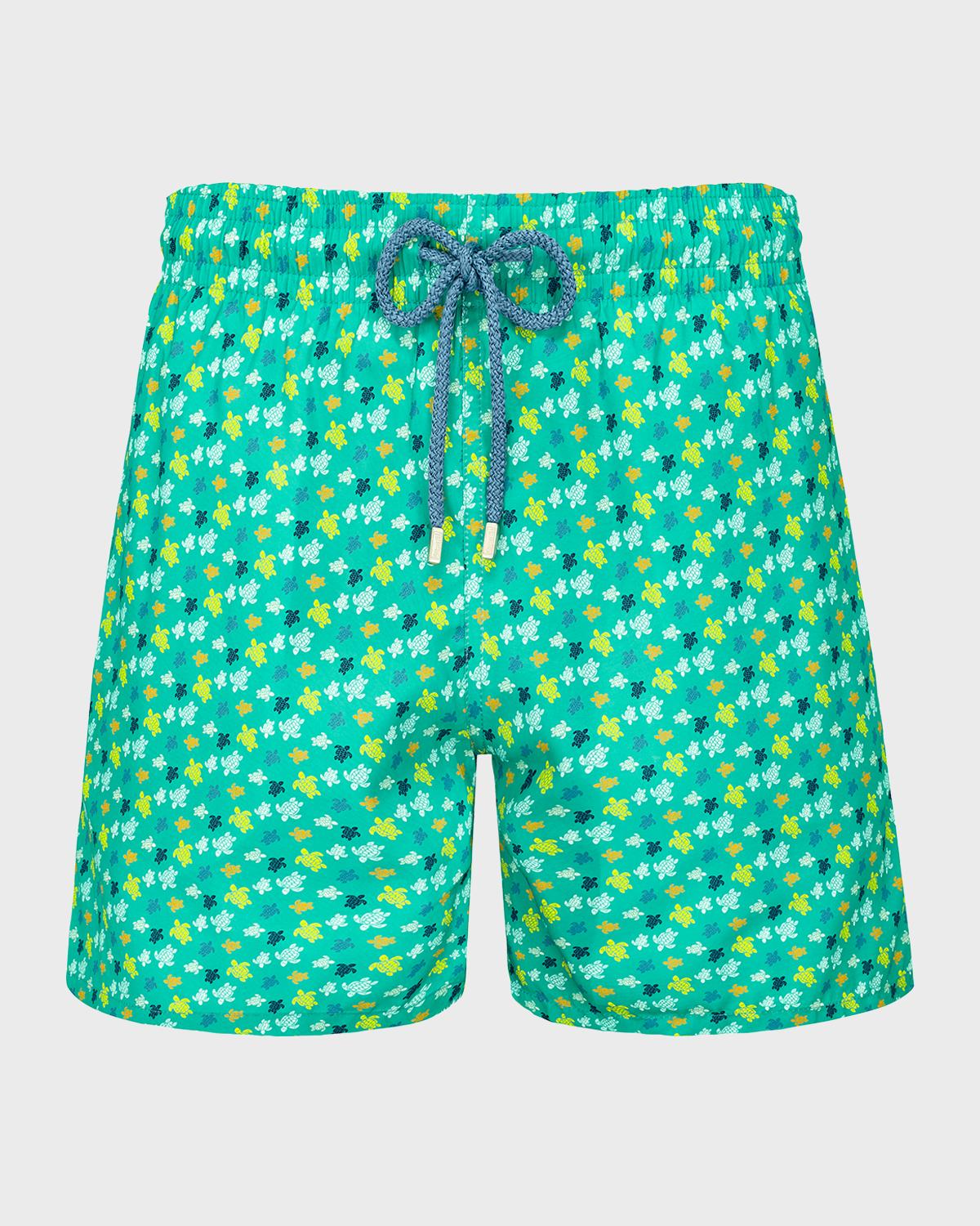 Vilebrequin Men's Micro Ronde Des Tortues Swim Trunks