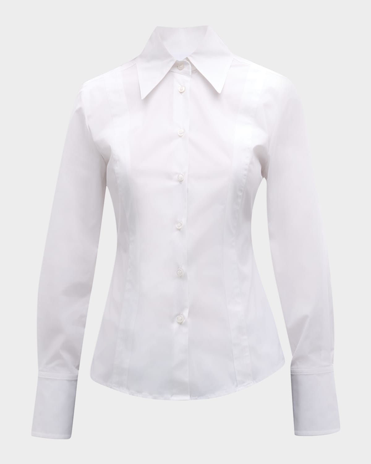 CALLAS Milano Ripley Button-Front Cotton Shirt