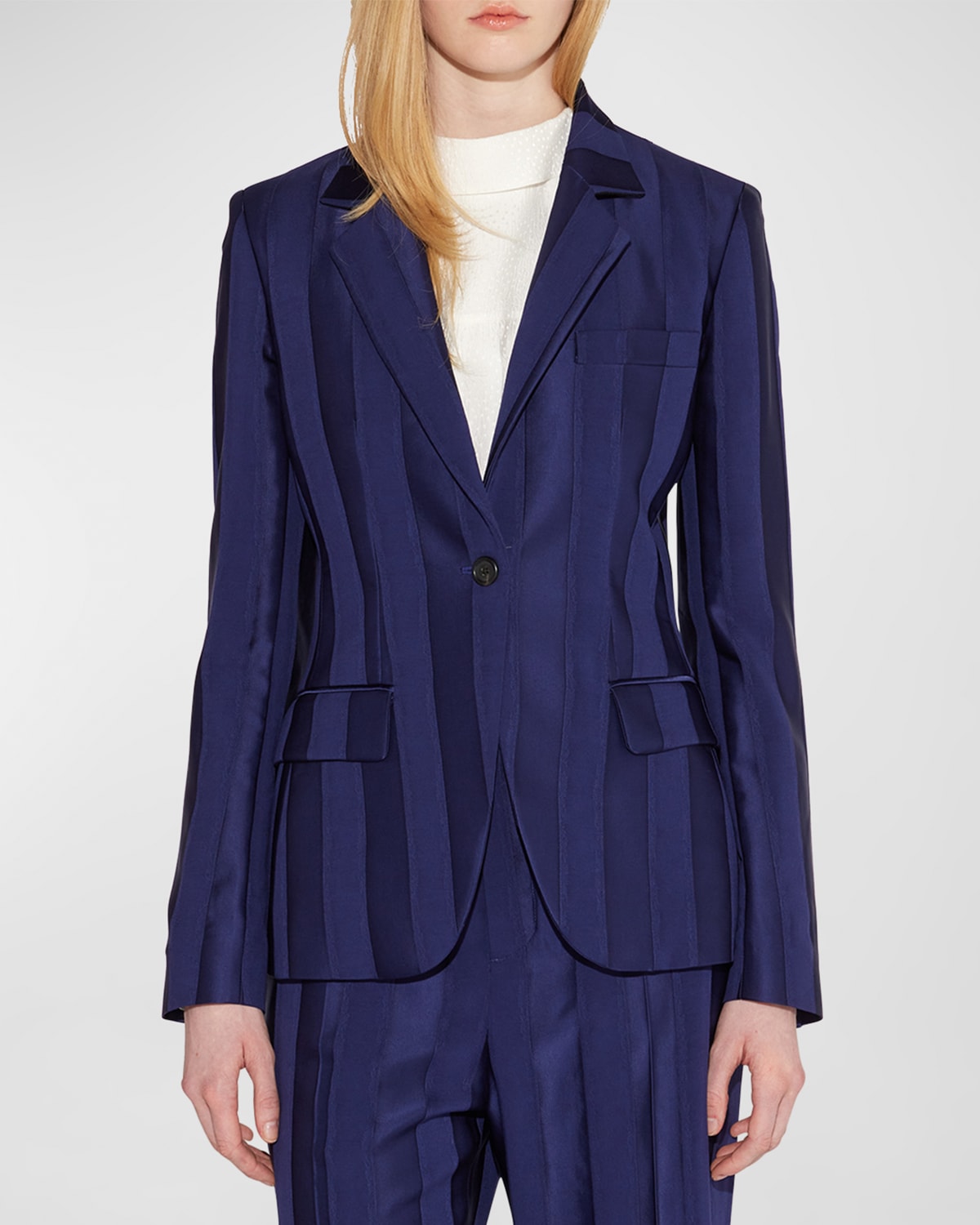 CALLAS Milano James Striped Single-Breasted Blazer