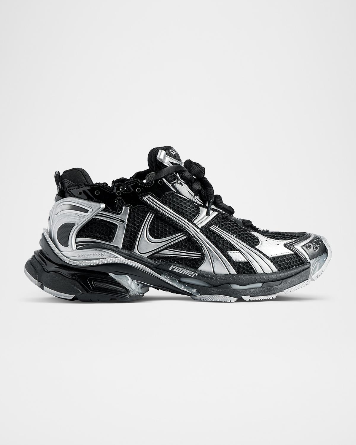 Balenciaga Men's Mesh Runner Sneakers