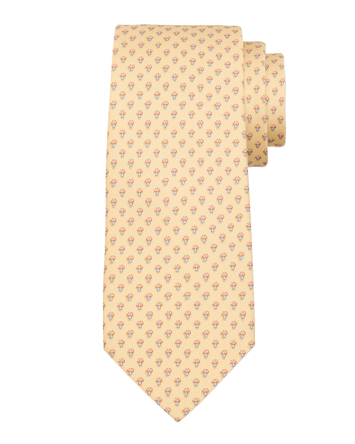 Ferragamo Men's Silk Mushroom-Print Tie