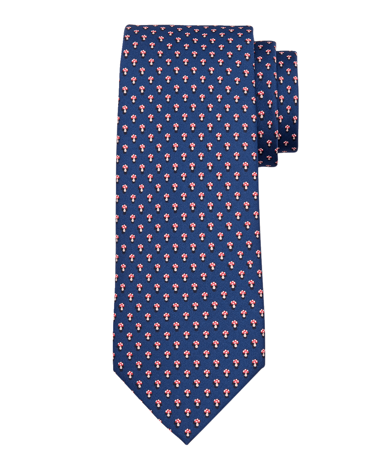Ferragamo Men's Silk Mushroom-Print Tie
