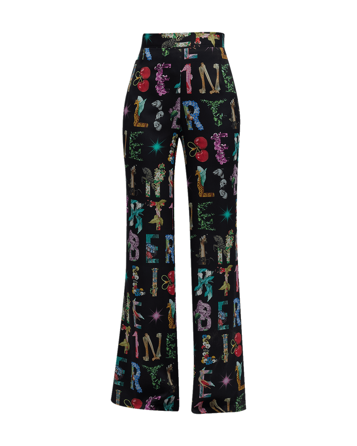 Libertine Deco Letters Slim-Fit Trousers