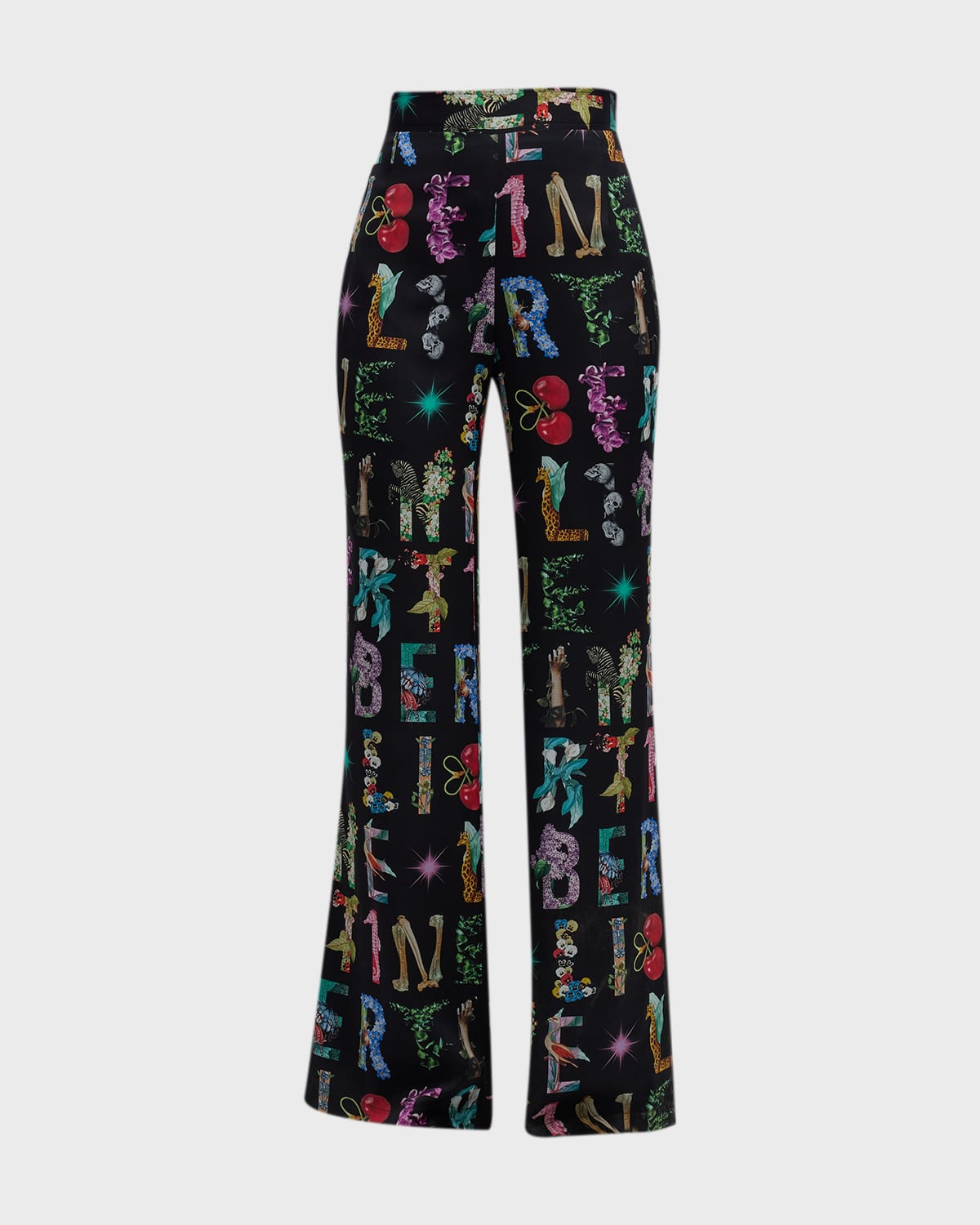 Libertine Deco Letters Slim-Fit Trousers