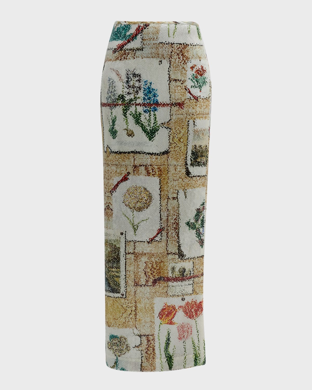 Libertine Sequin Colefax Printed Maxi Skirt