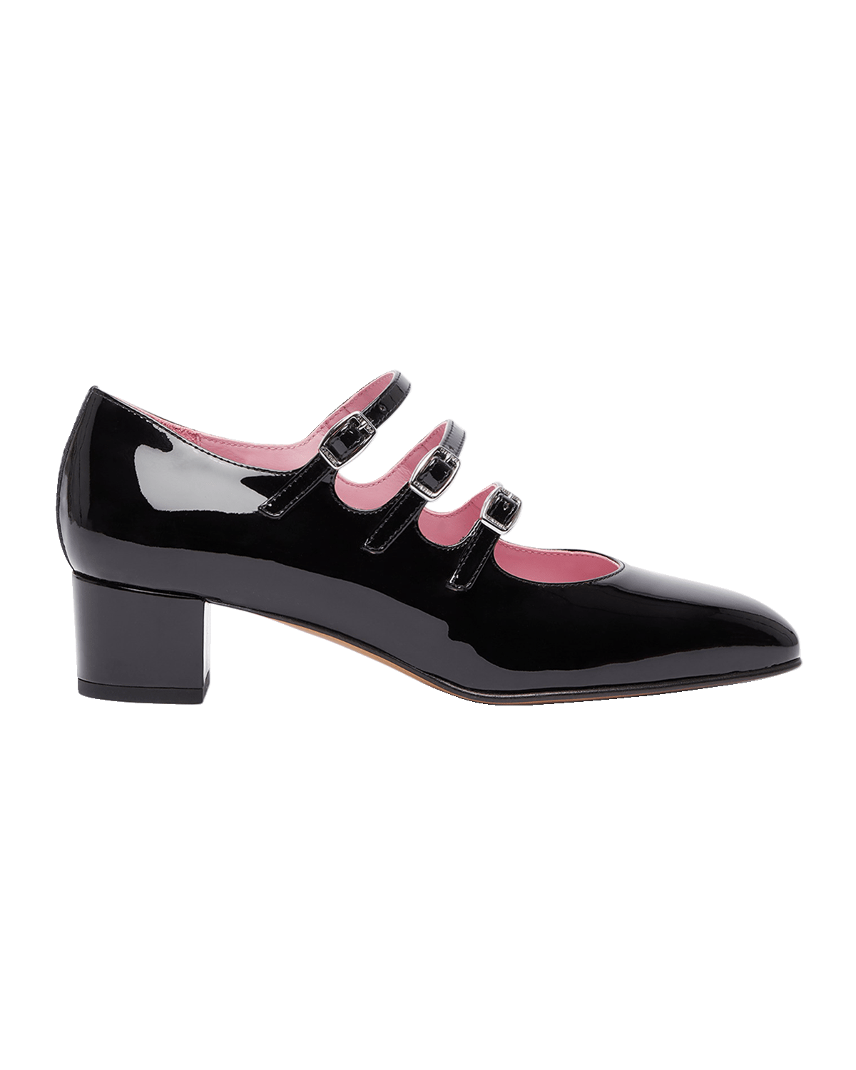 CAREL Kina Patent Mary Jane Trio Pumps
