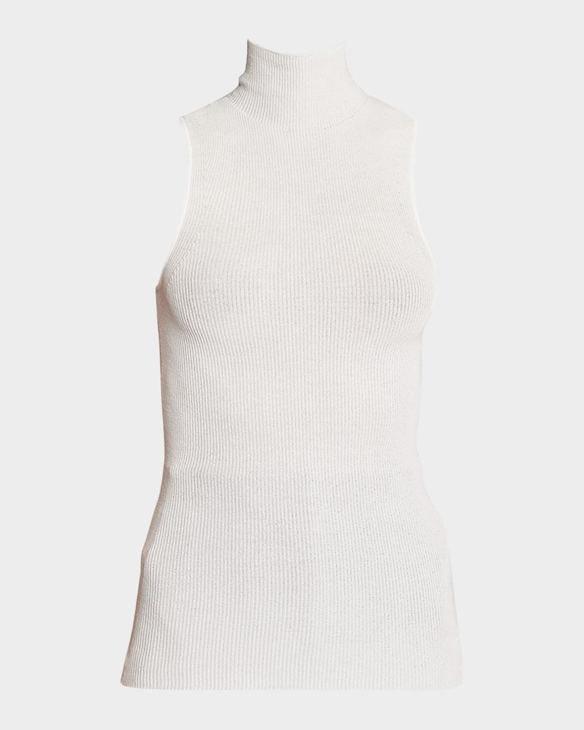 Proenza Schouler Matte Viscose Knit Ribbed Top