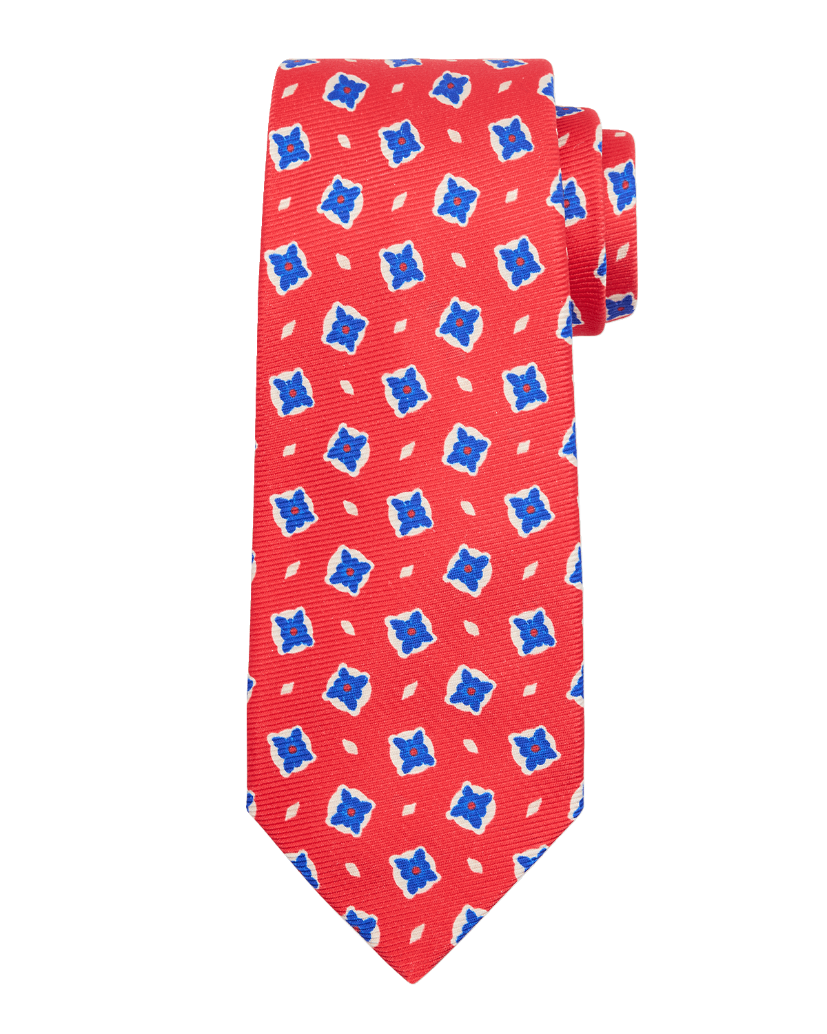 Kiton Men's Silk Medallion-Print Tie