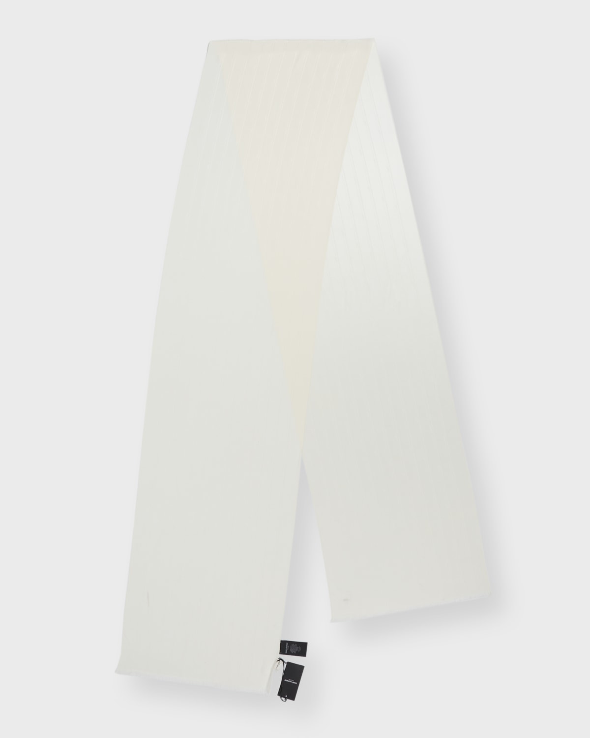 Saint Laurent Men's YSL Striped Smoking Scarf