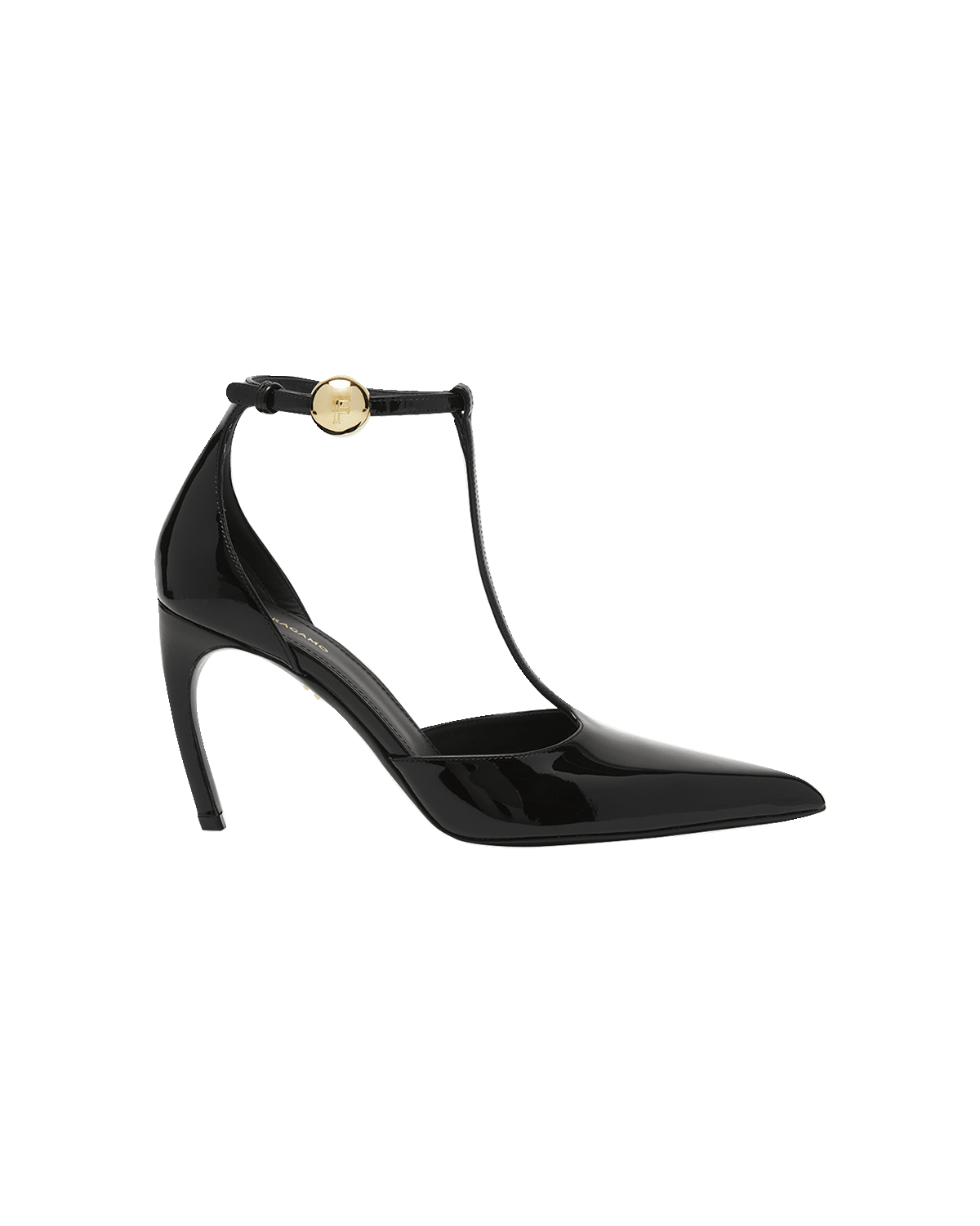Ferragamo Odette Patent T-Strap Pumps