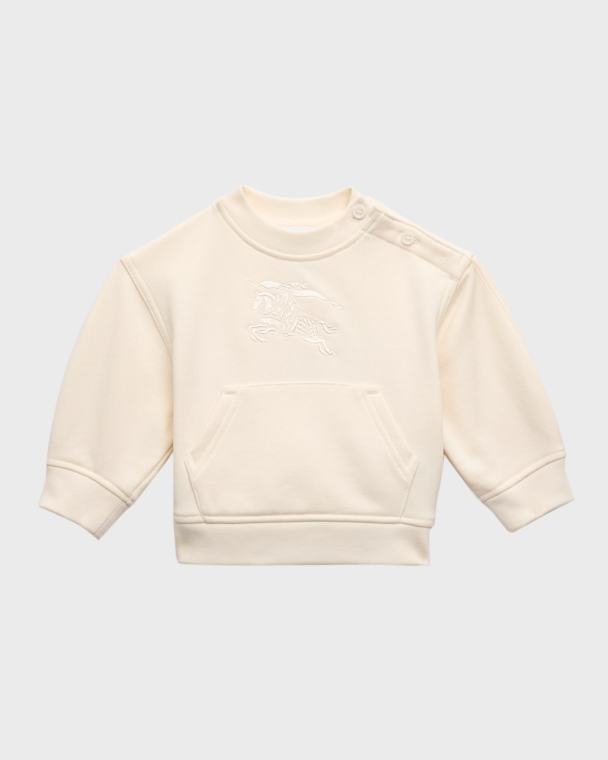 Burberry Girl's Lora Equestrian Knight Design Embroidered Sweatshirt, Size 6M-2