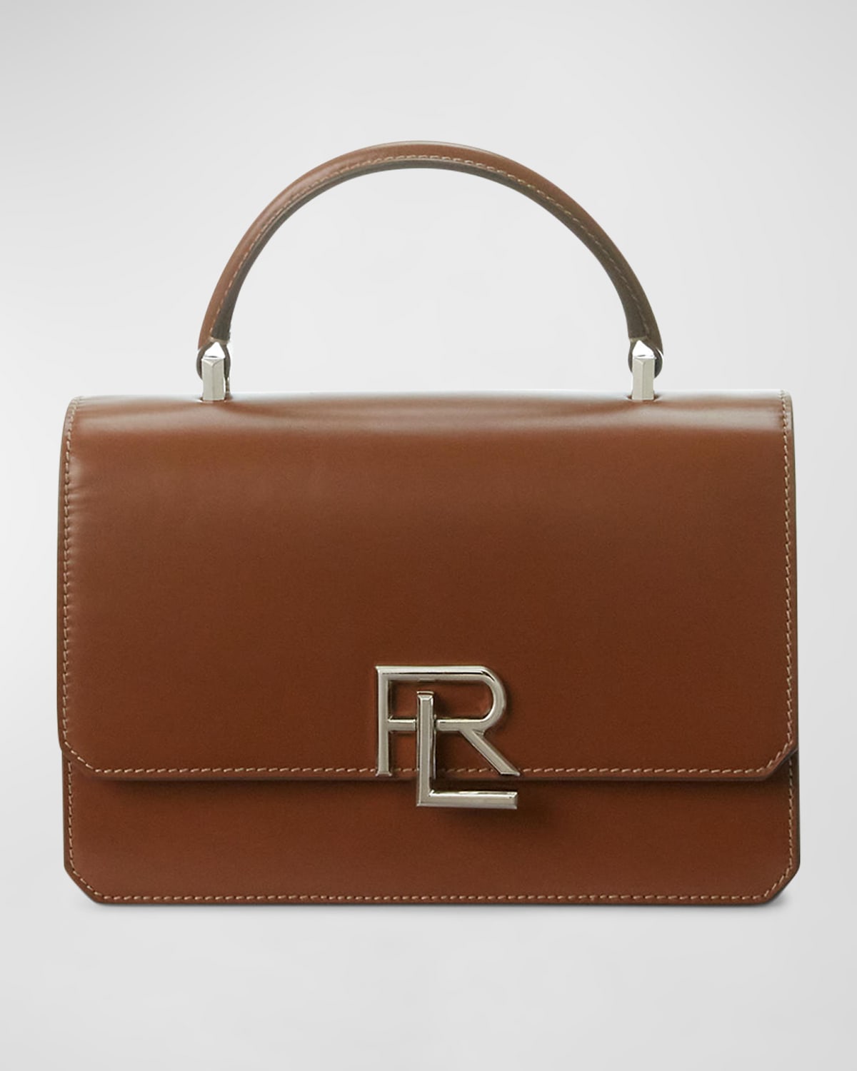 Ralph Lauren Collection RL 888 Box Calfskin Top Handle Bag