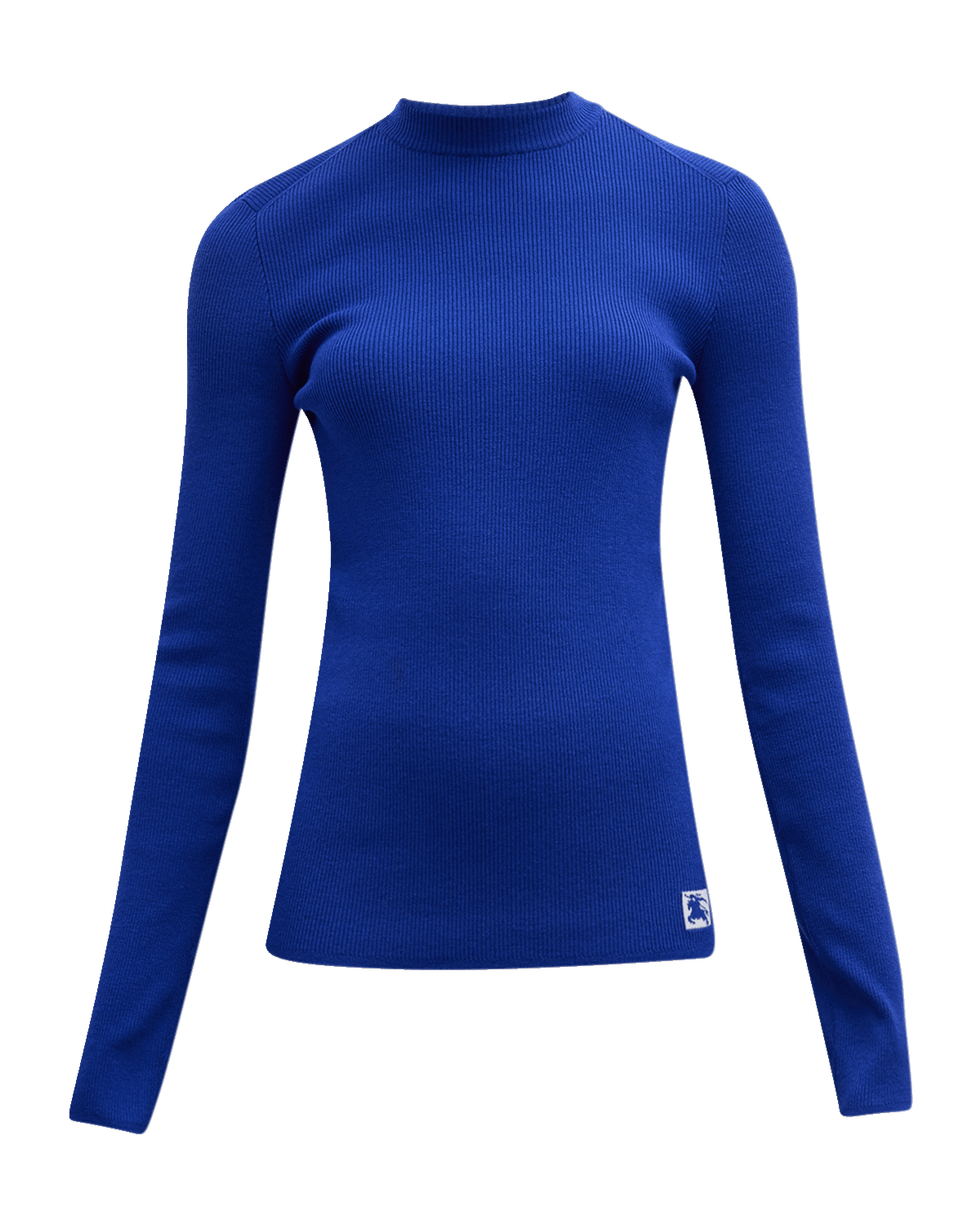 Burberry Fitted Mock-Neck Cashmere Sweater