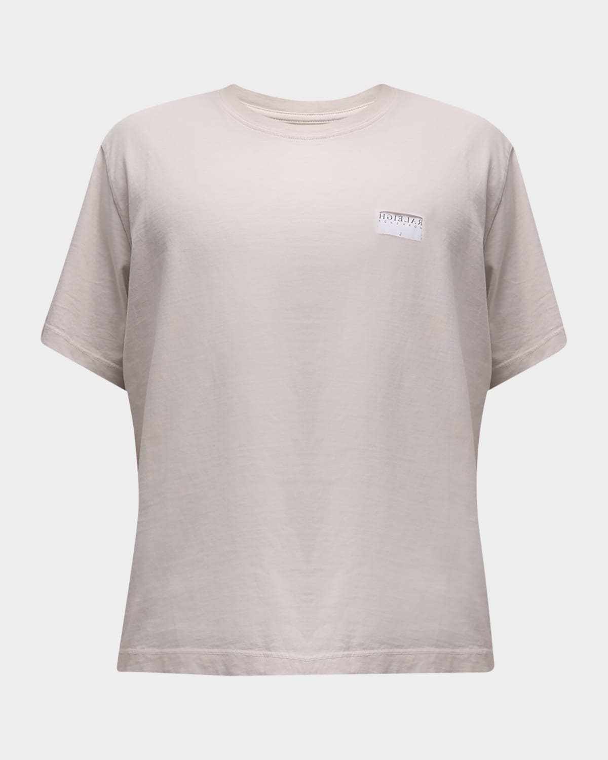 Raleigh Workshop Men's Label Cotton T-Shirt, White