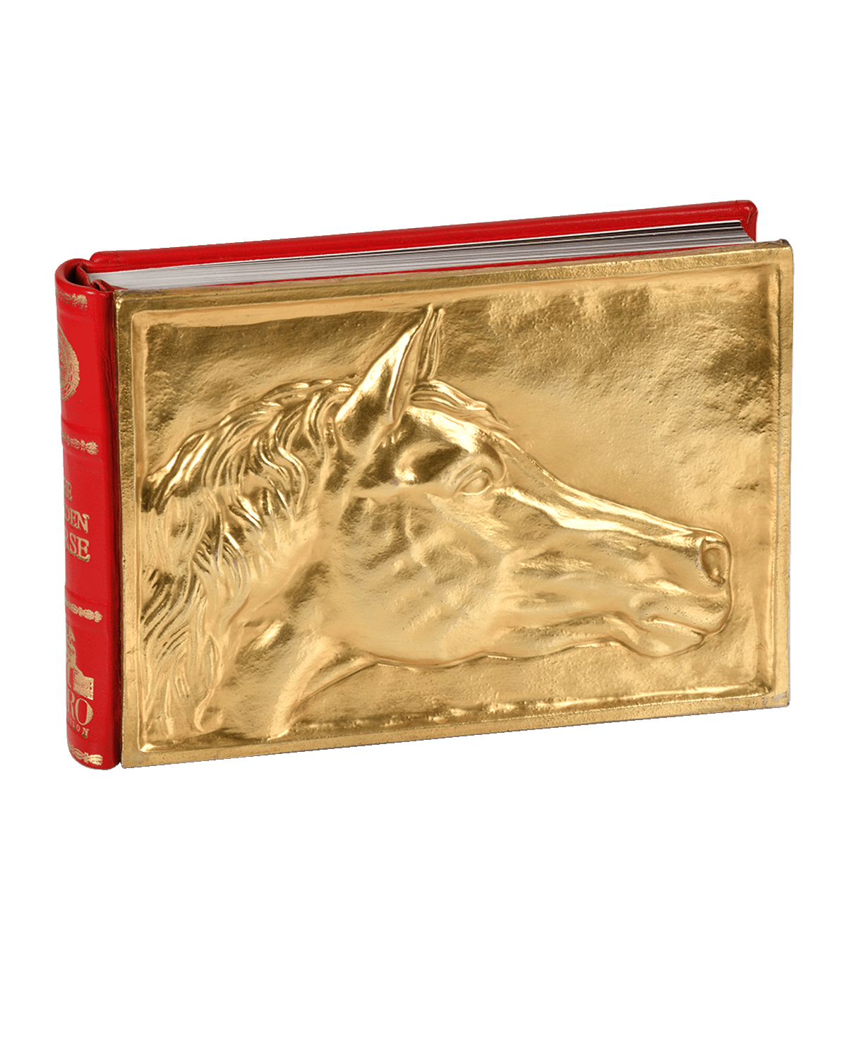 D'ORO Collection "The Golden Horses (Jewel Edition)" Limited Edition Book with Gold Sculpture Cover