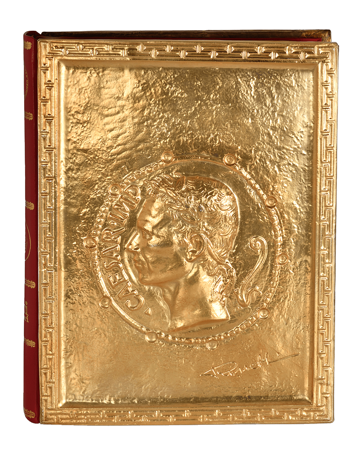 D'ORO Collection "Giulio Cesare" Limited Edition Book with Gold Sculpture Cover