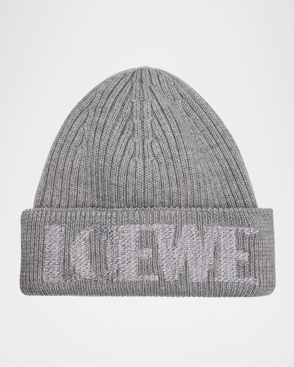 Loewe Blurred Logo Wool Beanie | Thumbnail 4