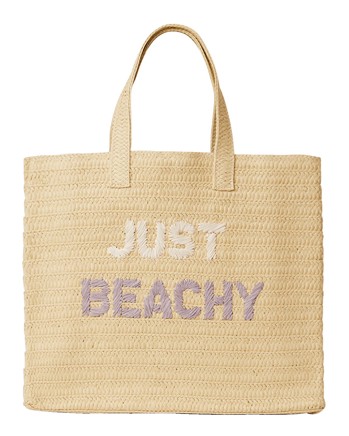 BTB Los Angeles Just Beachy Straw Tote Bag