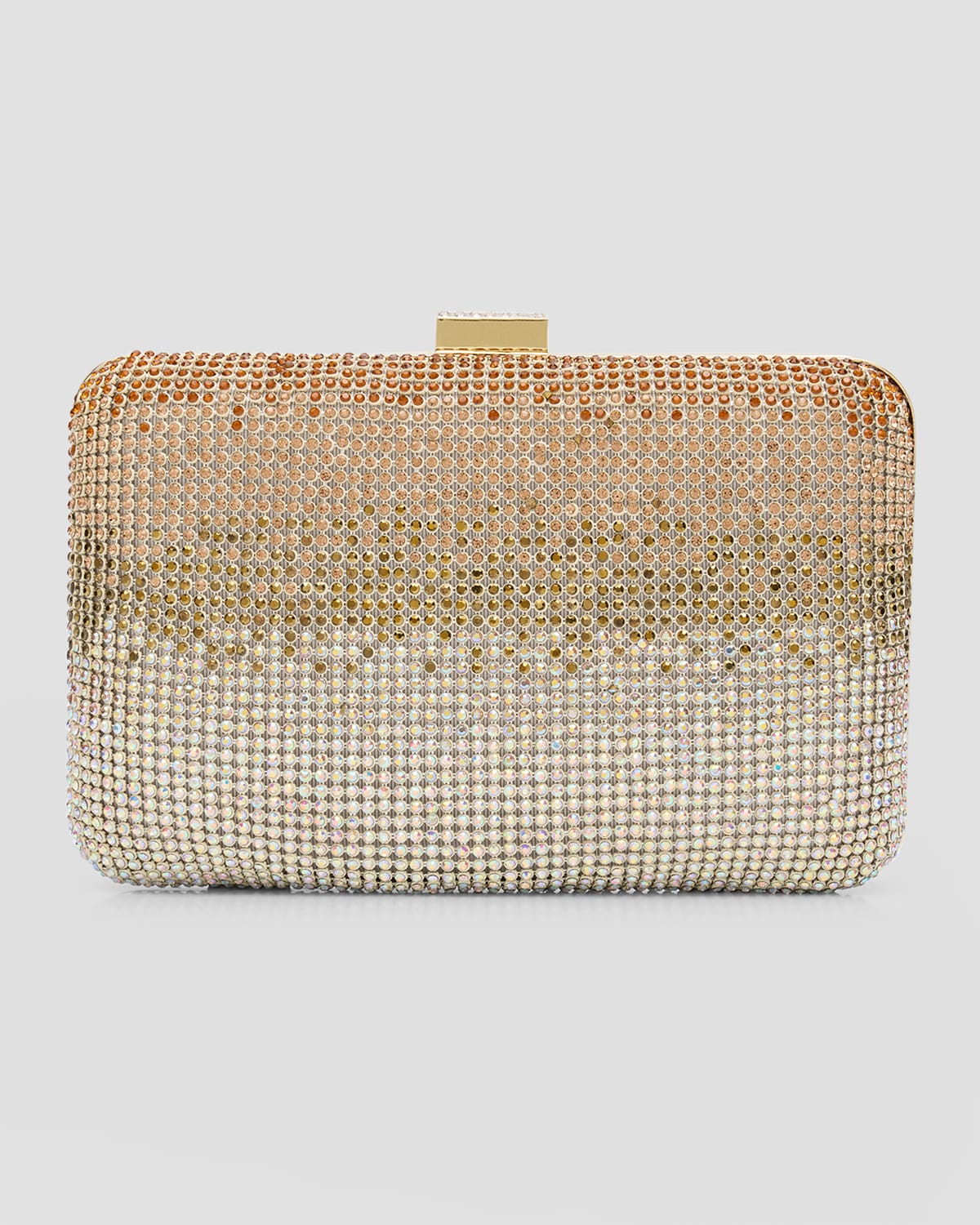 Whiting & Davis Harlow Ombre Crystal Clutch Bag