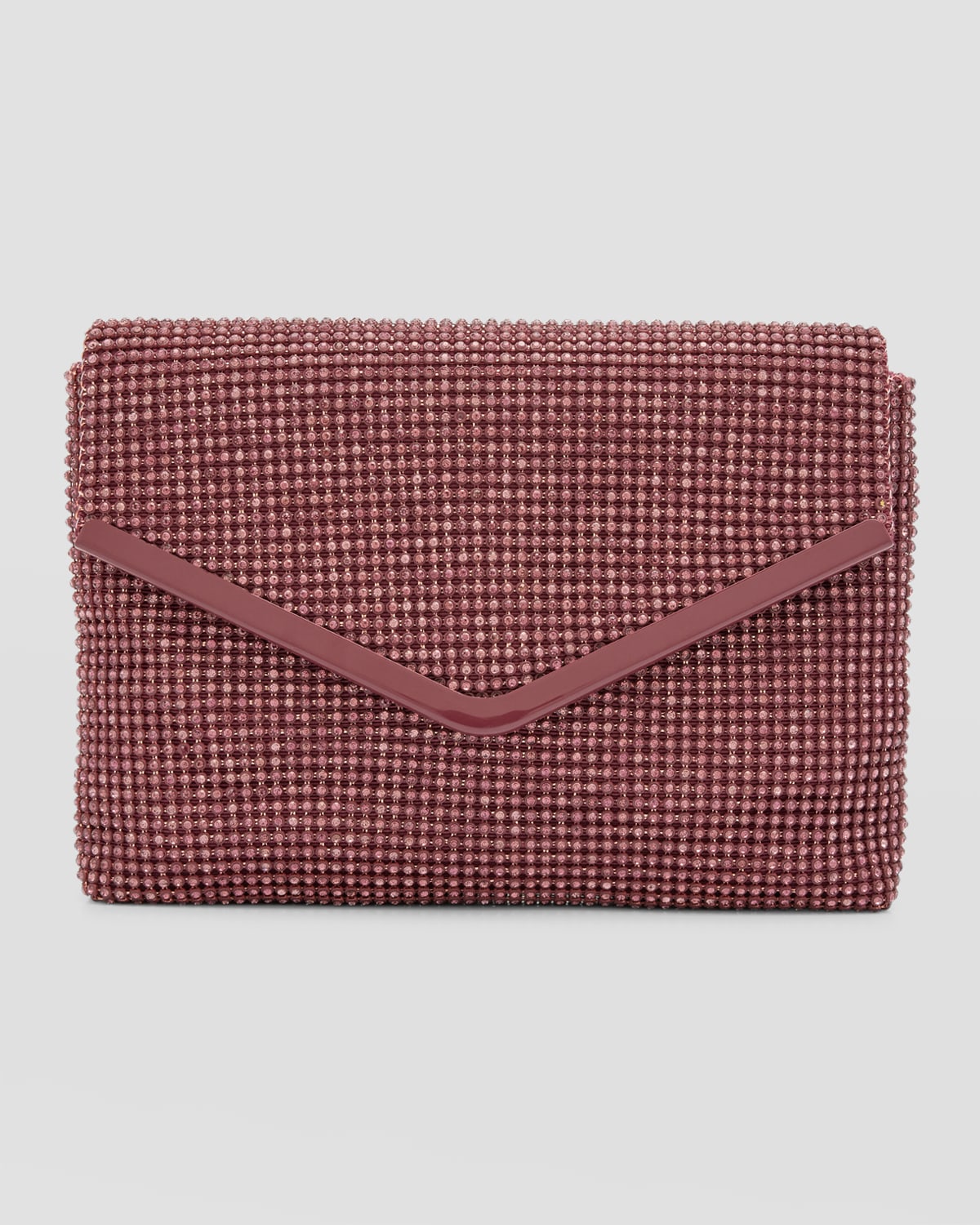 Whiting & Davis Dorothy Envelope Crystal Clutch Bag