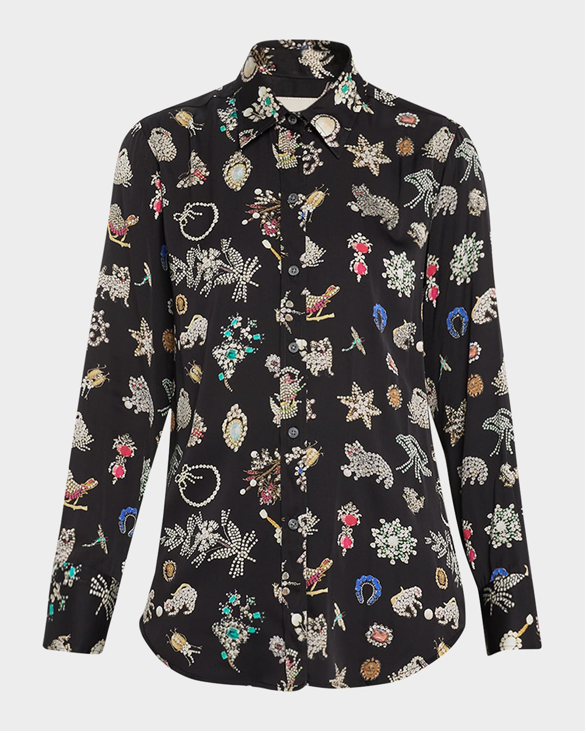 Libertine Black Diamond Pins Printed New Classic Shirt