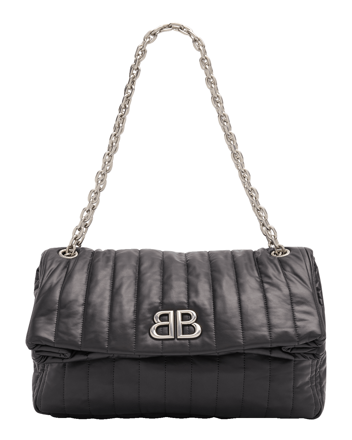 Balenciaga Monaco Medium Quilted Chain Bag