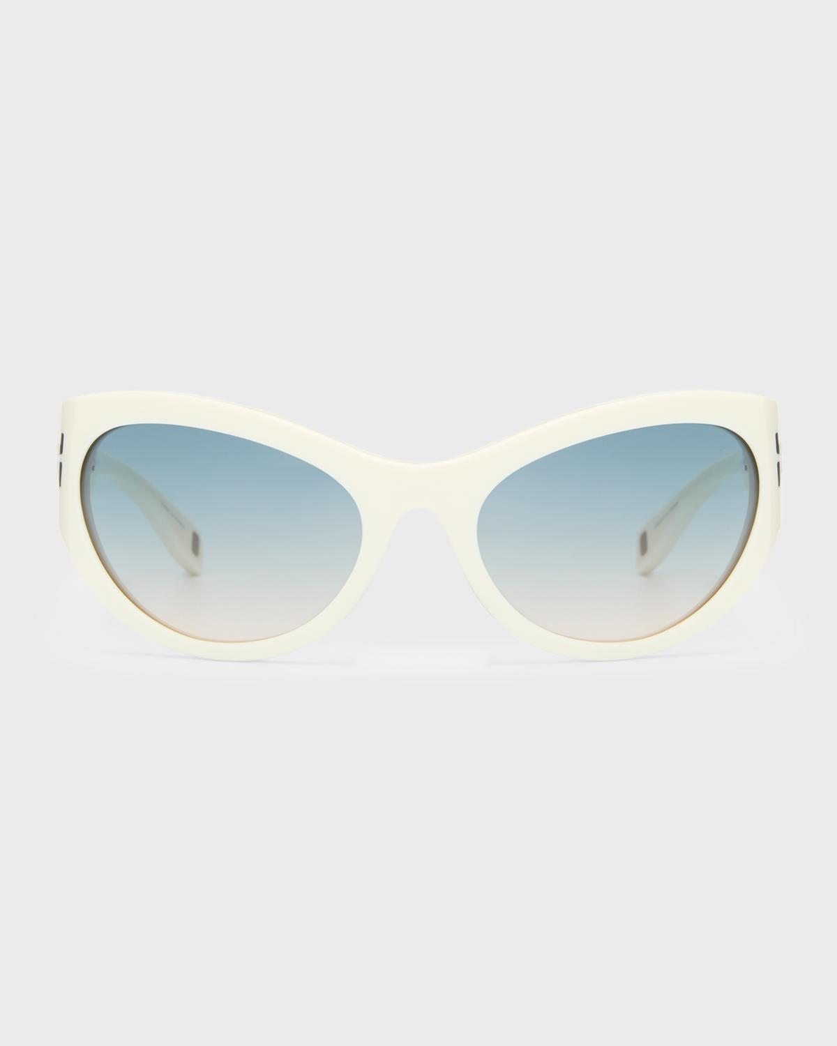 YSL Acetate Rectangle Sunglasses