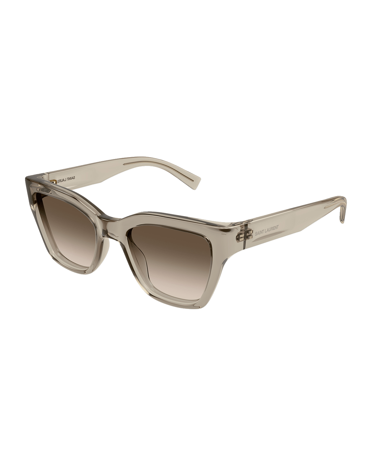 Saint Laurent Gradient Plastic Cat-Eye Sunglasses