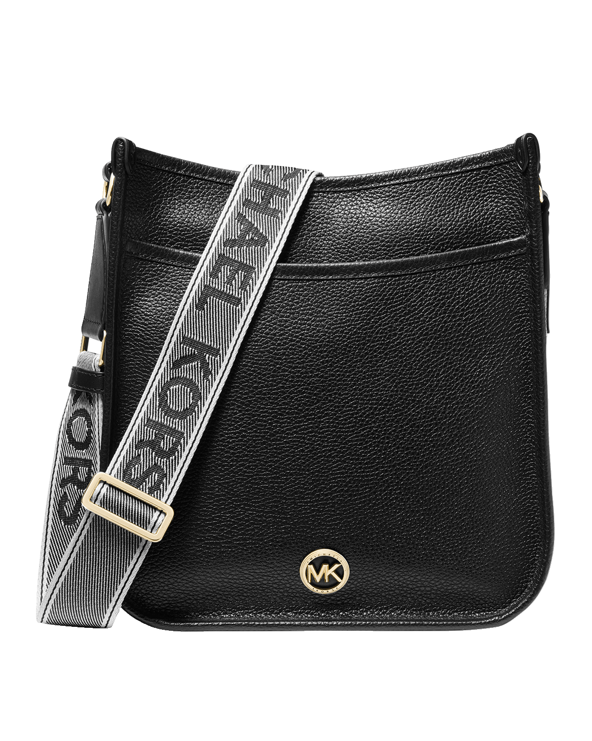 MICHAEL Michael Kors Large North/South Leather Messenger Bag