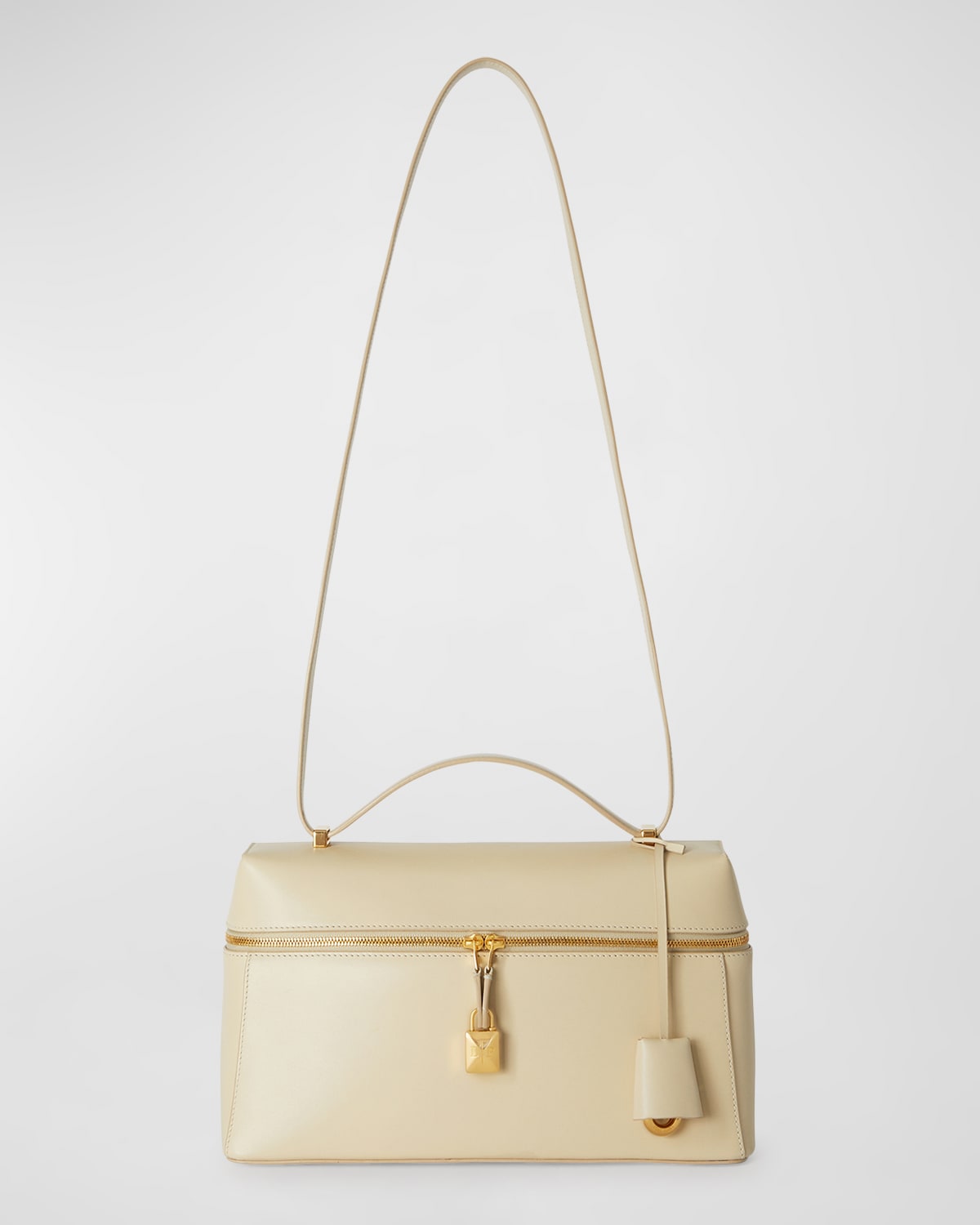 Loro Piana Extra Bag L27 Leather Saddle Bag