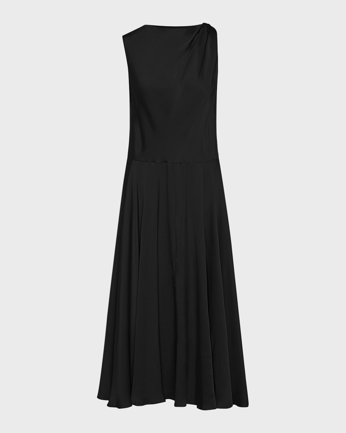 CARESTE Sadie Twisted Sleeveless Silk Midi Dress