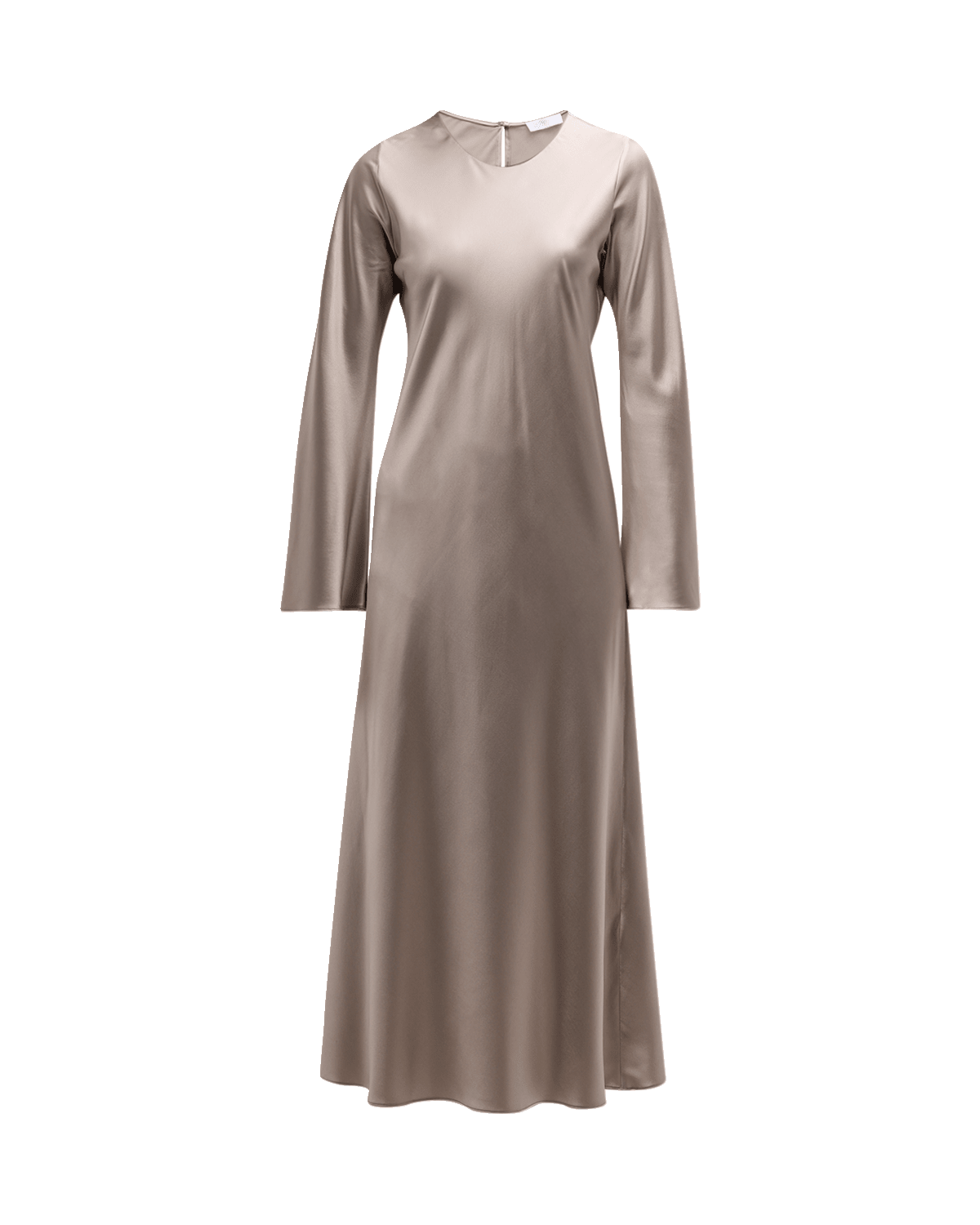 Sablyn Long-Sleeve Silk Midi Dress